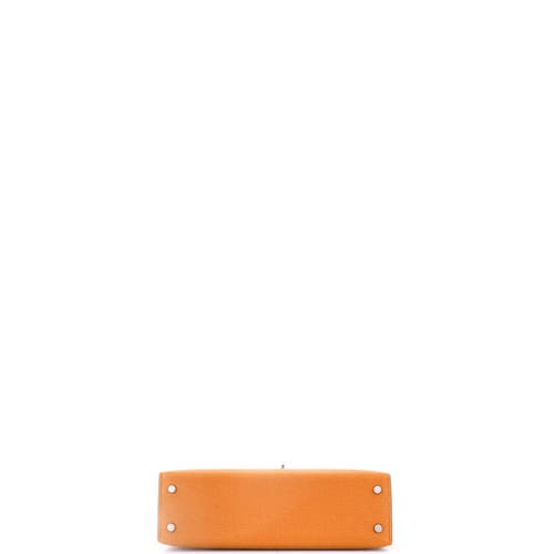 Pre-owned Hermes Hermes Kelly Mini Ii Bag Verso Chevre Mysore With Palladium Hardware 20