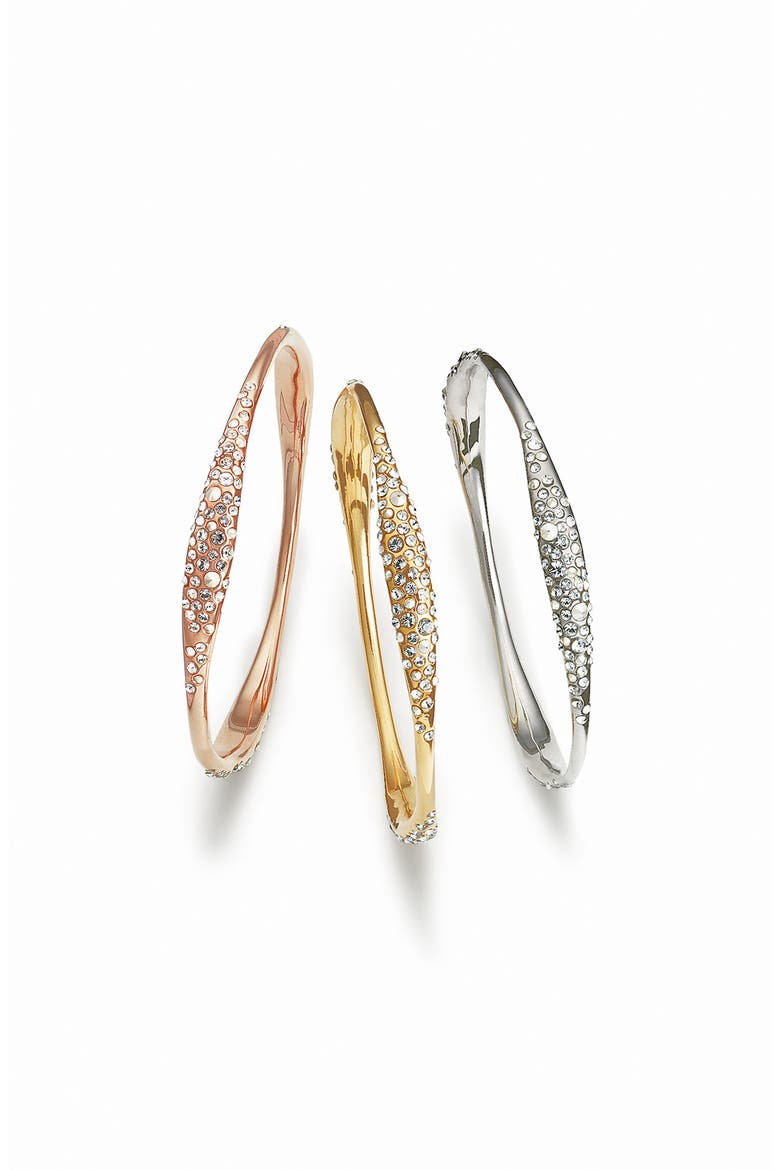 'Miss Havisham' Encrusted Skinny Bangle (Nordstrom Exclusive), Alternate, color, GOLD