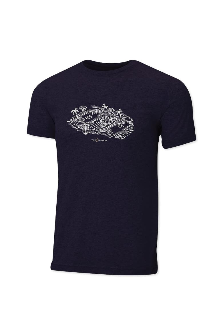Men's Ahead  Navy THE PLAYERS Course Instant Classic Tri-Blend T-Shirt, Alternate, color, Navy