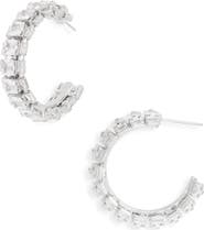 Tasha Stone Hoop Earrings