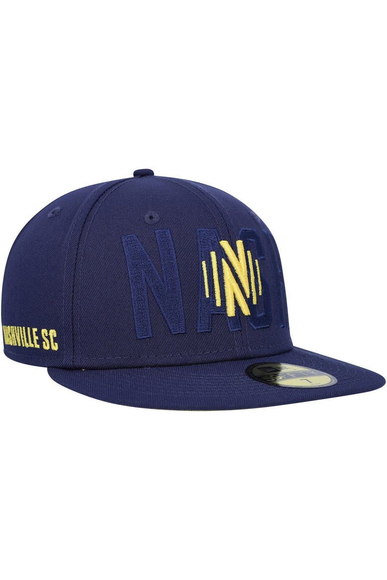 Men's New Era Navy Nashville SC Kick Off 59FIFTY Fitted Hat, Main, color, Navy