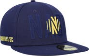 New Era Men's New Era Navy Nashville SC Kick Off 59FIFTY Fitted Hat