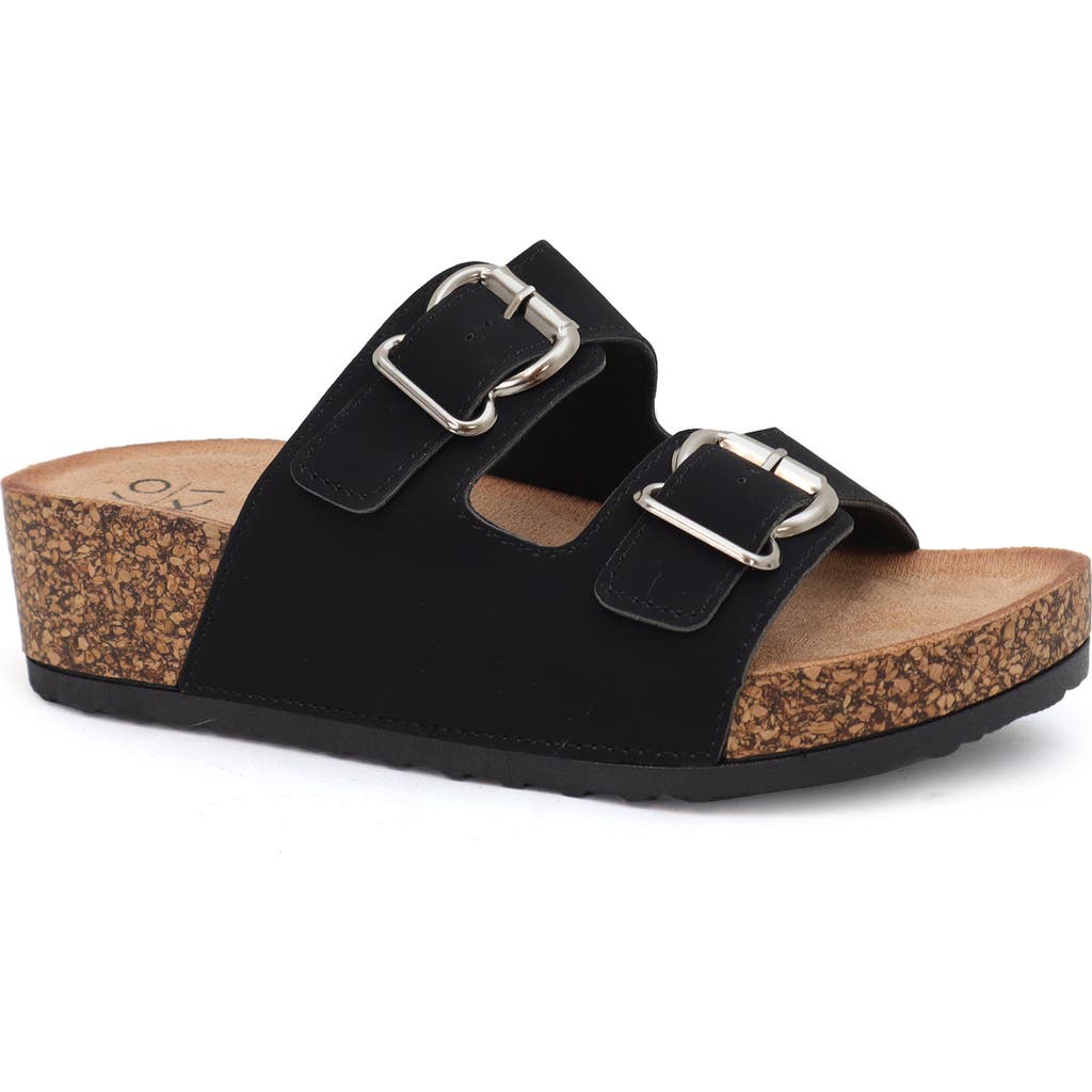 Yoki Lorayn 10 Double Buckle Platform Sandal