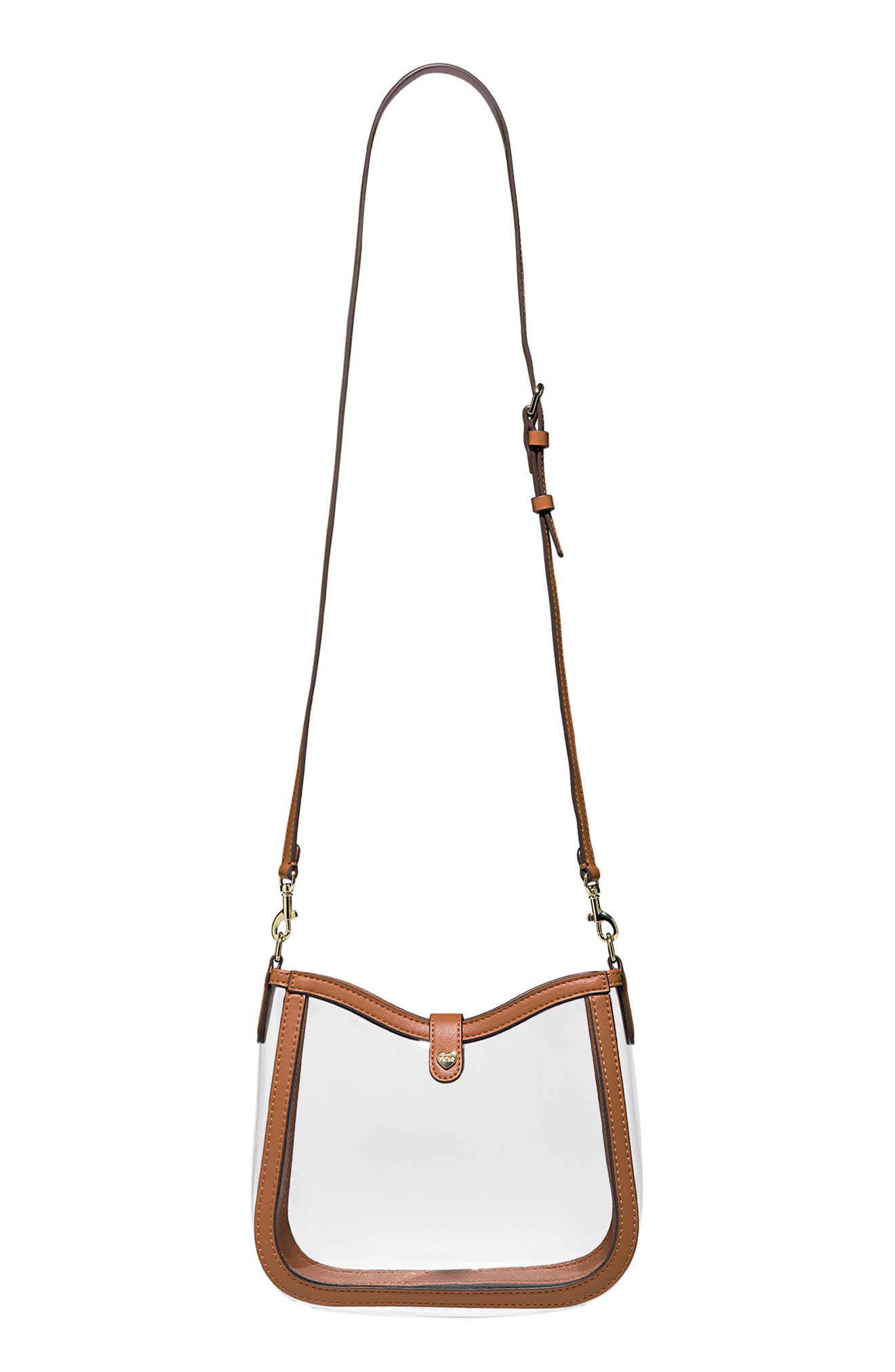 Stoney Clover Lane Clear Curved Crossbody Bag, Alternate, color, 