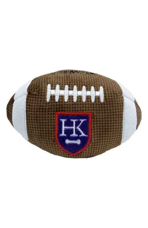 Football Plush Dog Toy