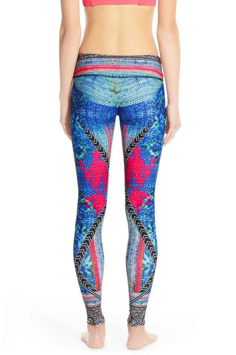 Graphic Long Leggings, Alternate, color, INDO MIX