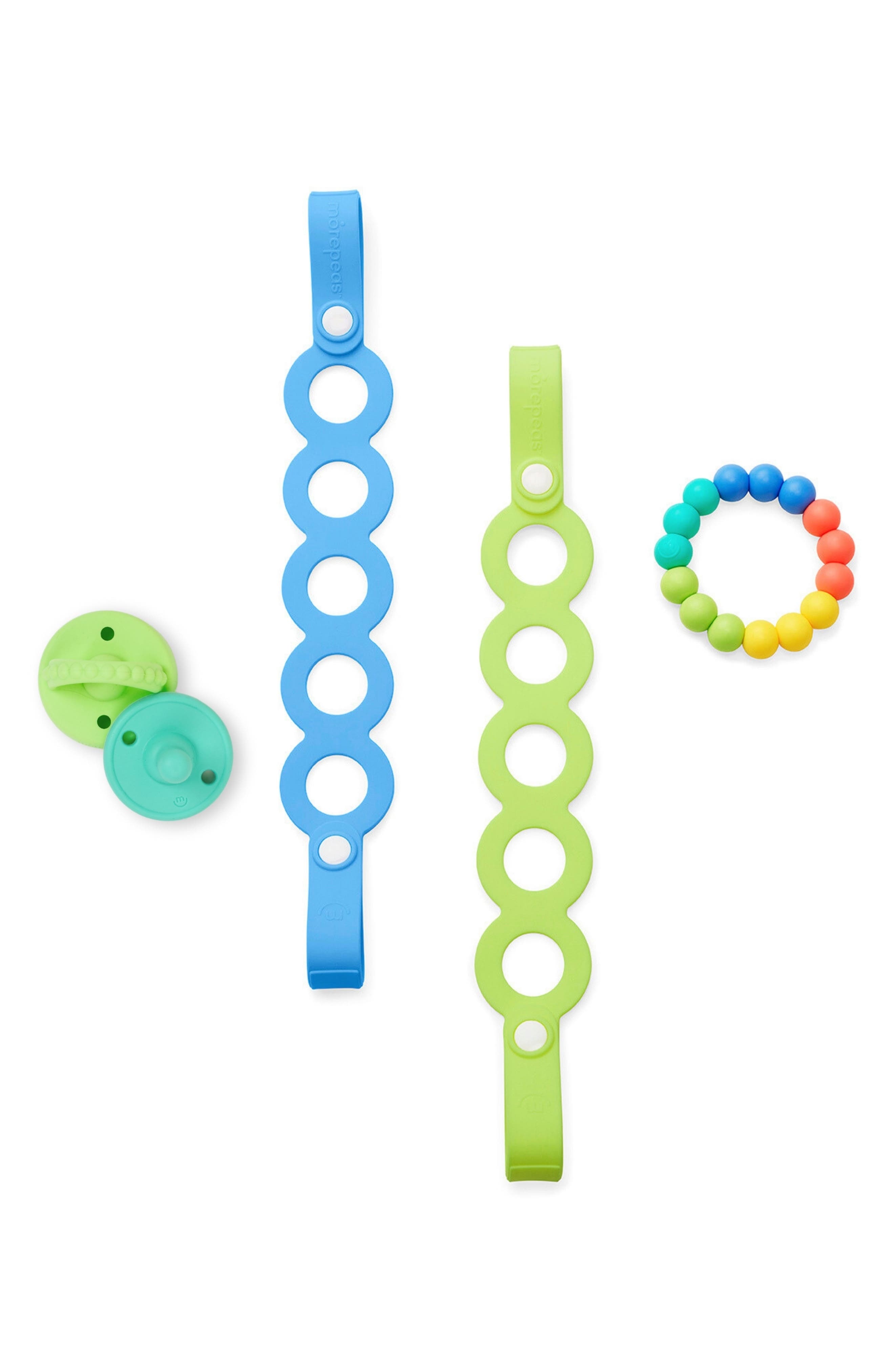 morepeas Newborn Teething Set in Blueberry 