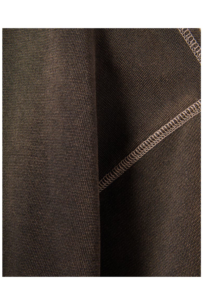 Cropped Crewneck Sweatshirt, Alternate, color, BLACK NIGHT