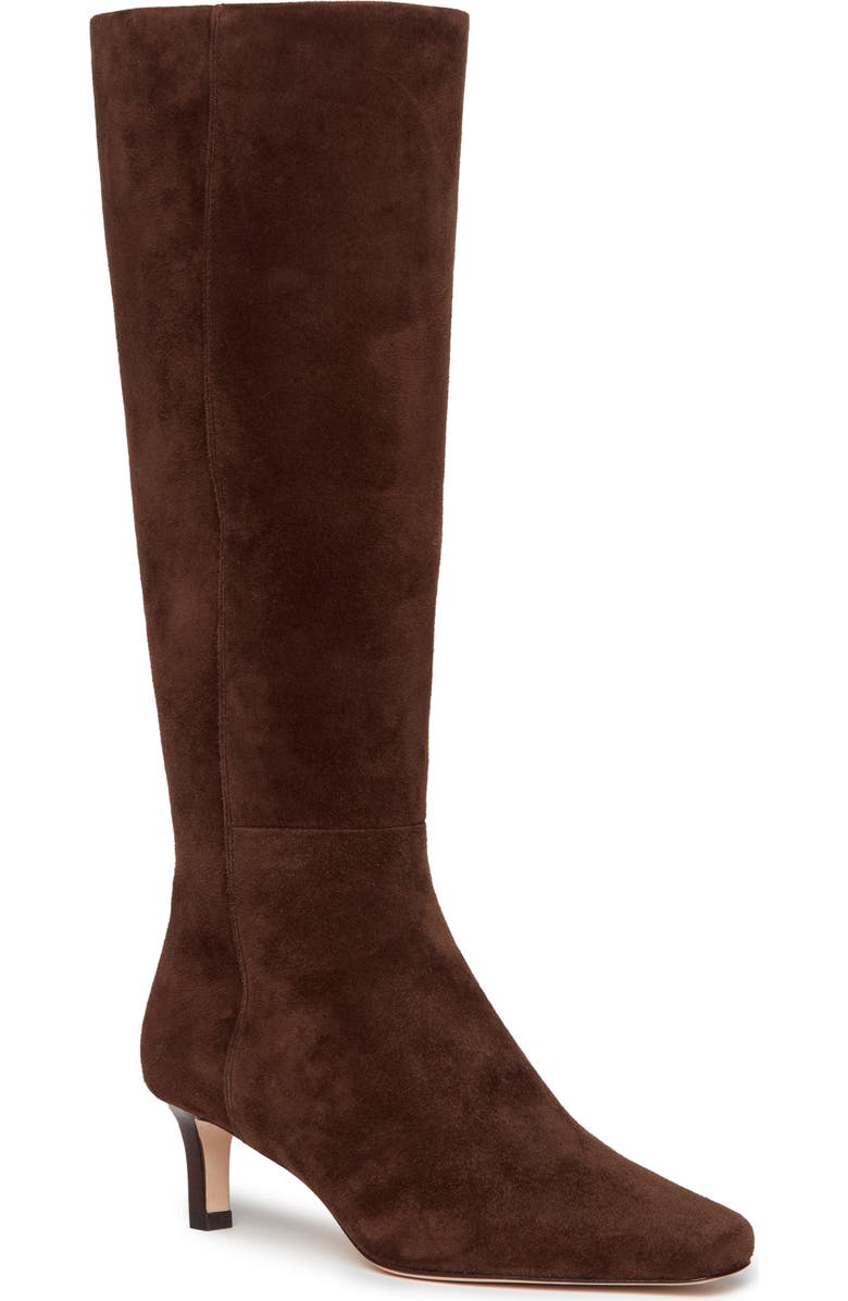 PAIGE Ansley Knee High Boot, Main, color, Chocolate