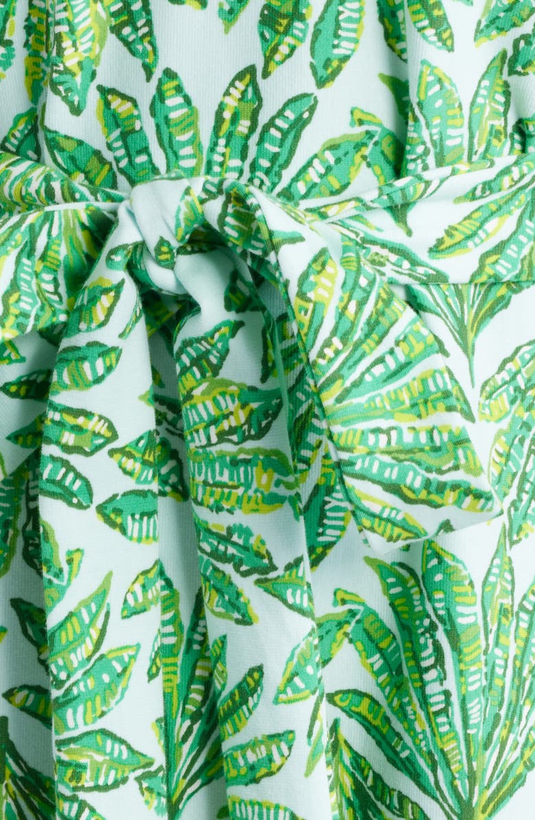 Lilly Pulitzer<sup>®</sup> Emersyn Stretch Cotton Blend Belted Shirtdress, Alternate, color, Green Cross Grain Shady Babe