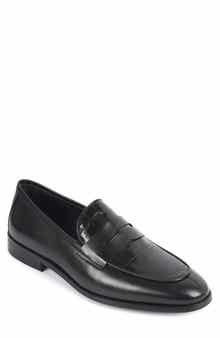 VELLAPAIS Manzoni Croc-Embossed Penny Loafer
