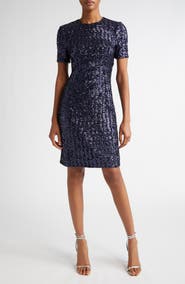 Michael Kors Collection Sequin Sheath Dress