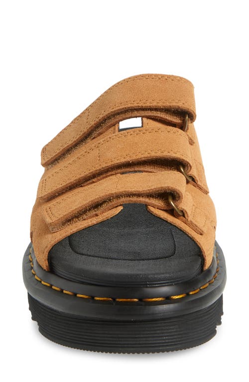 Dr. Martens' Dr. Martens Raine Slide Sandal In Rich Tan Eh Suede