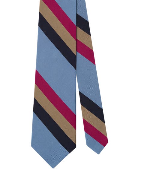 Robert Bold Silk Cotton Stripe Best of Class Necktie