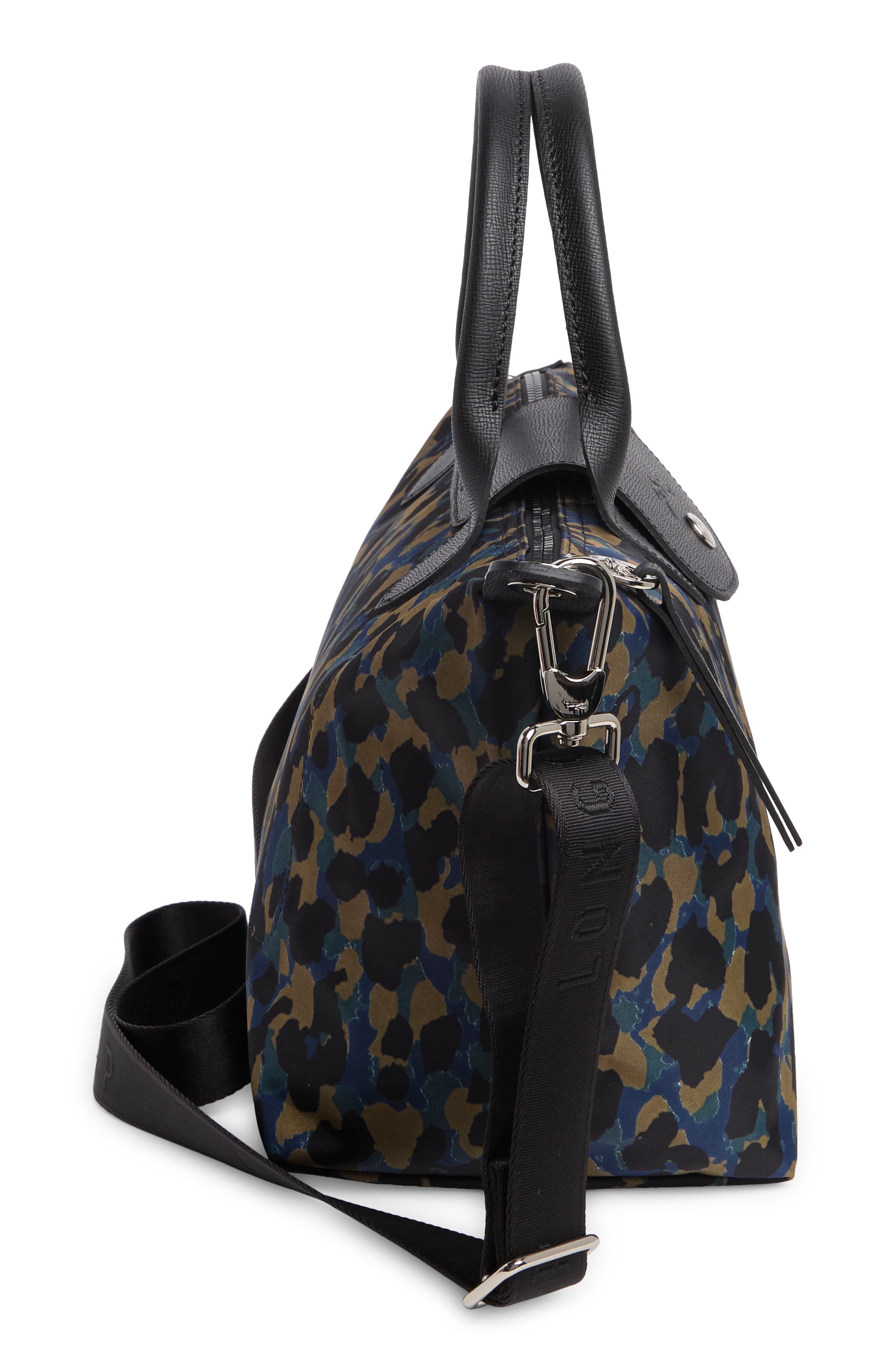 Longchamp Le Pliage Cuir Crossbody Bag, Alternate, color, 