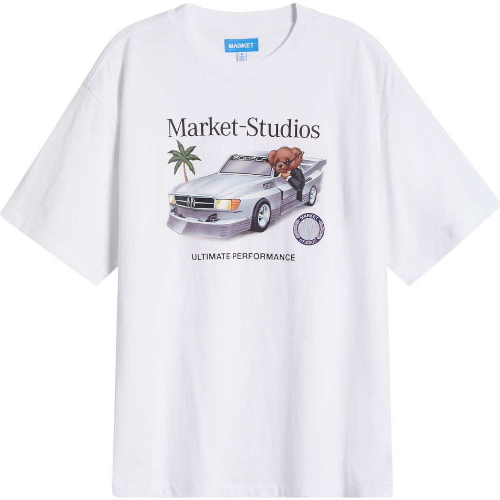 Market Des Bear Graphic T-shirt In White