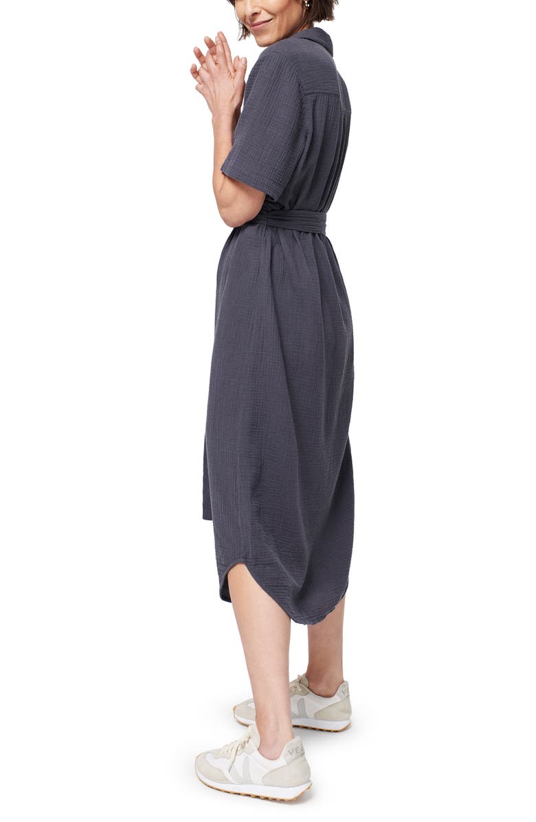 Faherty Nolita Dream Organic Cotton Gauze Shirtdress, Alternate, color, 