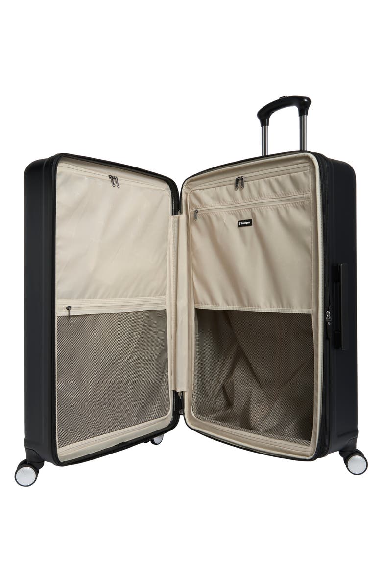FlightPro 28-Inch Expandable Hardside Spinner Suitcase, Alternate, color, BLACK MATTE