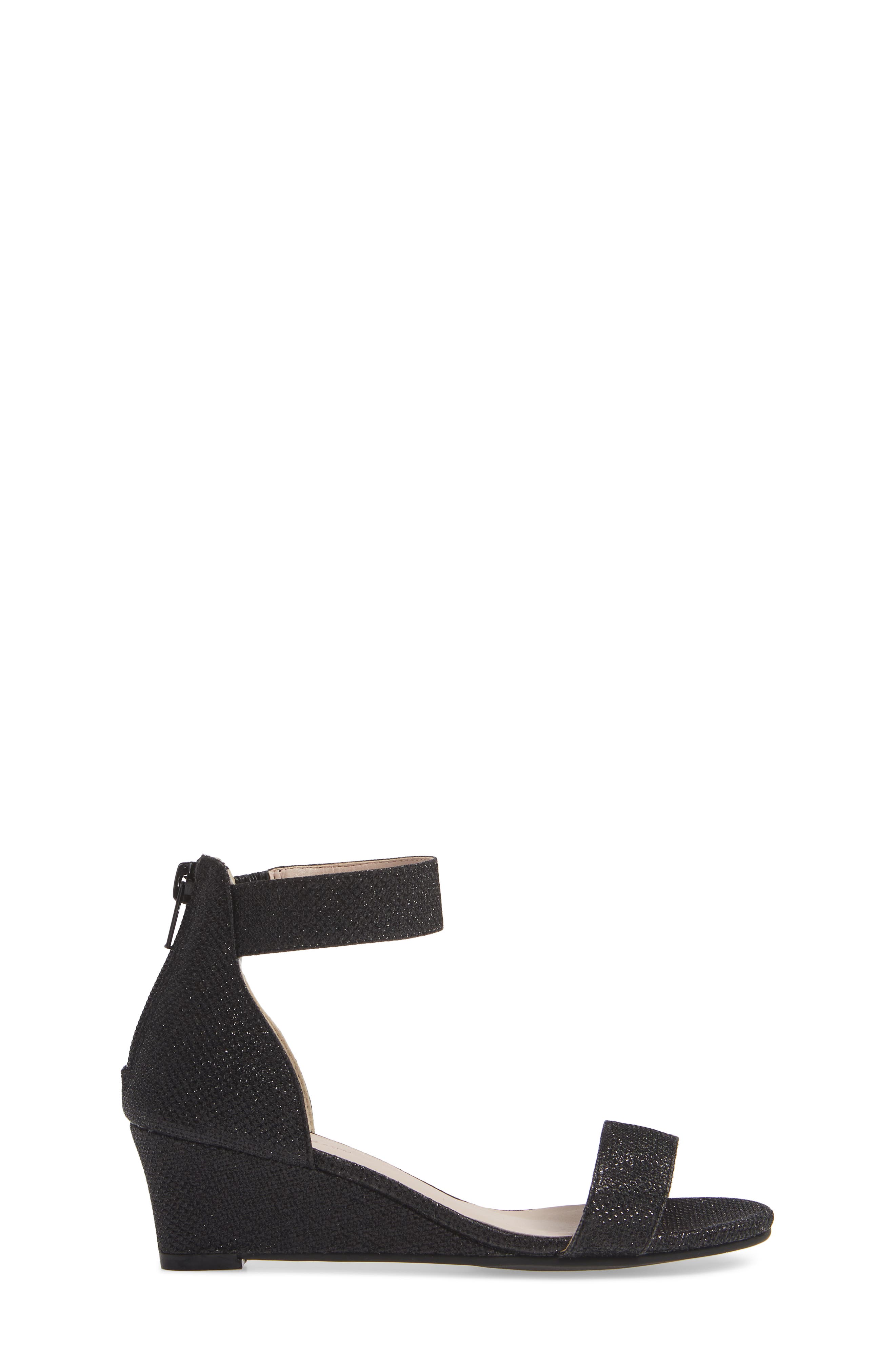 1901 Cora Glitter Wedge Sandal, Alternate, color, 