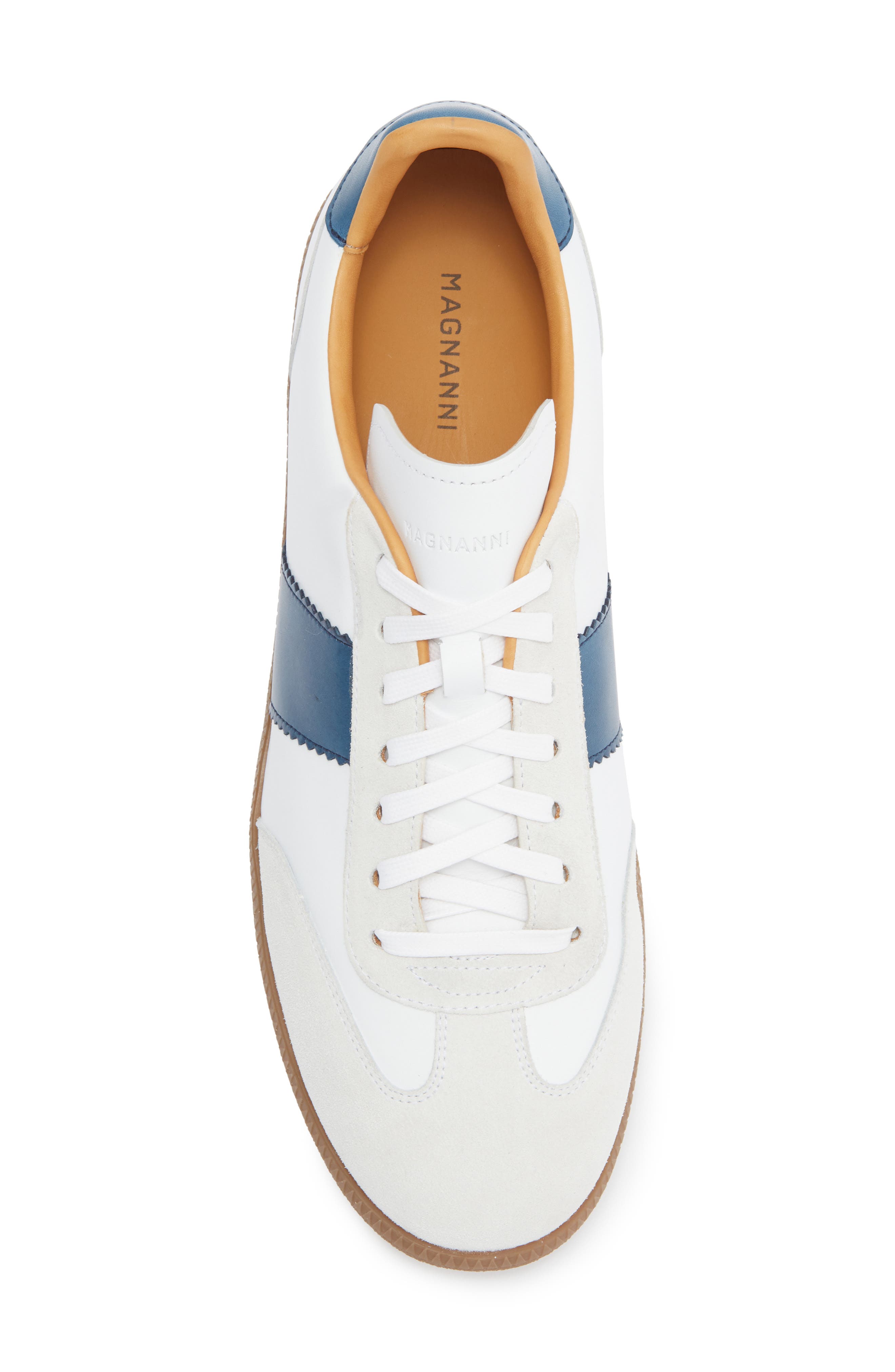 Meta Low Top Sneaker, Alternate, color, WHITE / NAVY