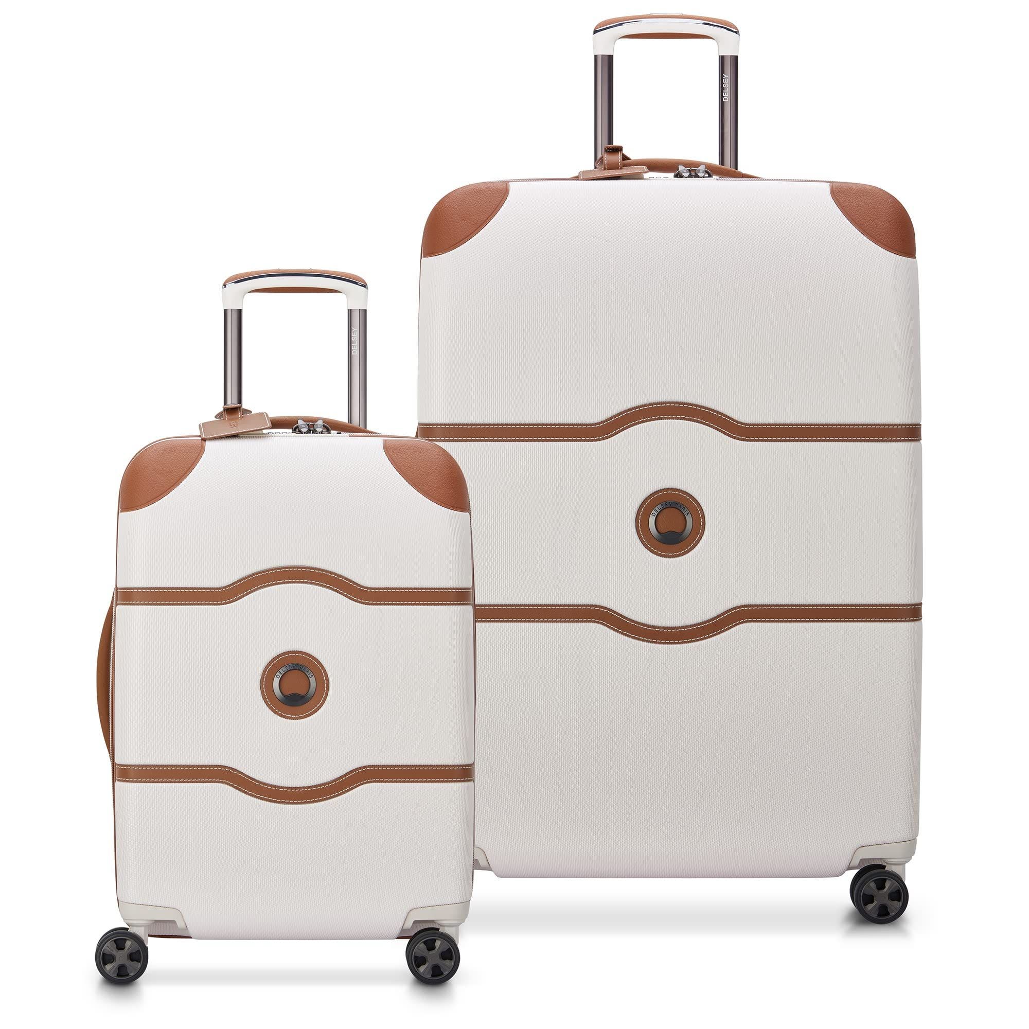 Delsey Paris Chatelet Air 2.0 Hardside 2-Piece Luggage Set Carry-On & Large Checked, Main, color, Angora