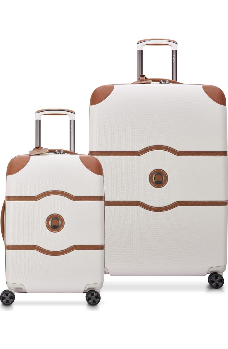 Delsey Paris Chatelet Air 2.0 Hardside 2-Piece Luggage Set Carry-On & Large Checked, Main, color, Angora
