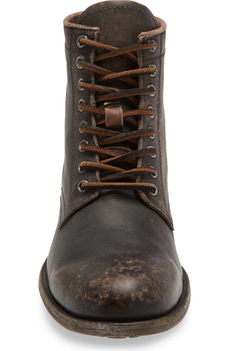 Frye Tyler Plain Toe Boot, Alternate, color, Black