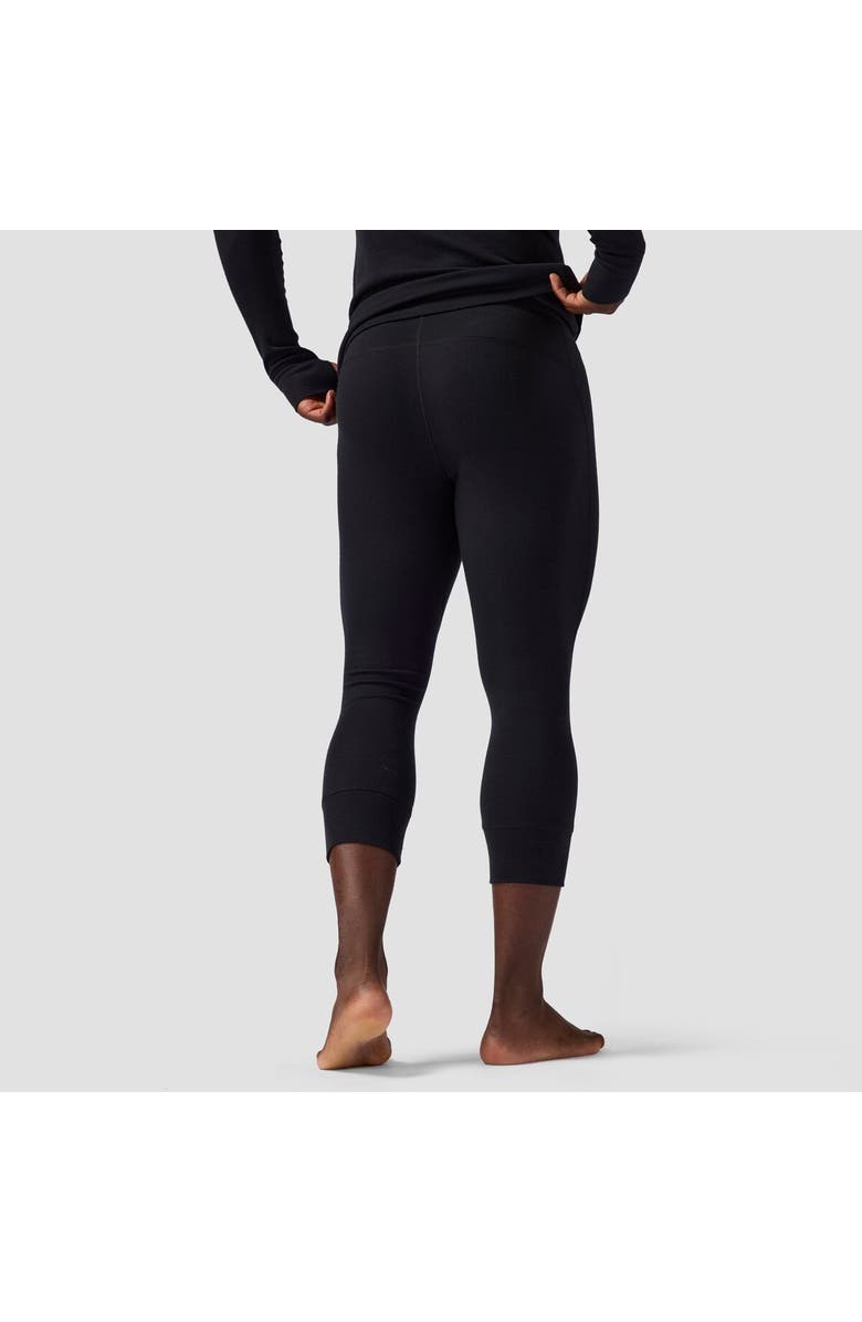 Backcountry Cedars Rws Merino Mid-Wt Baselayer 3/4 Bottom - Men's, Alternate, color, Black