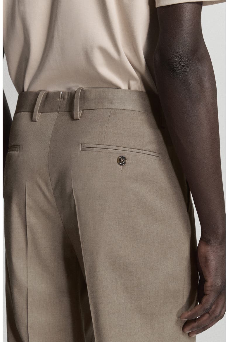Milan Slim Fit Suit Pants, Alternate, color, MEDIUM BROWN