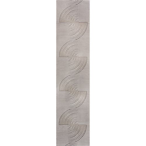 JONATHAN Y JONATHAN Y ARIELLE MID-CENTURY MODERN CURVE STRIPE REVERSIBLE MACHINE-WASHABLE INDOOR/OUTDOOR AREA R 