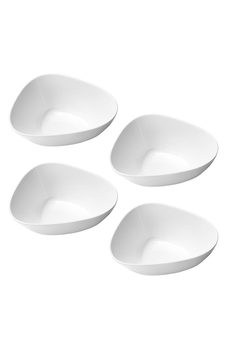 Georg Jensen Sky Set of 4 Porcelain Bowls, Alternate, color, White