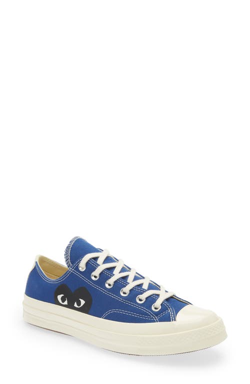 Comme des Garçons PLAY x Converse Chuck Taylor® Hidden Heart Low Top Sneaker in Blue  product