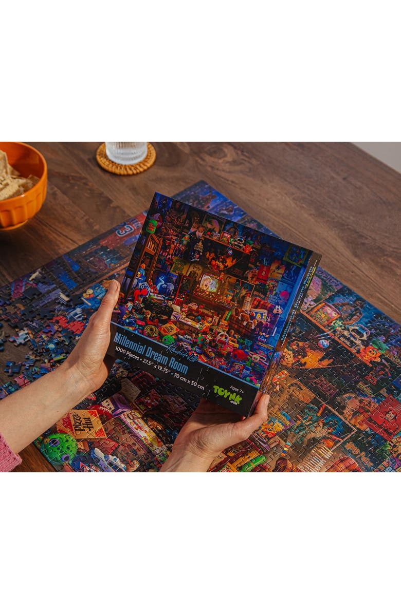 Toynk Millennial Dream Room 1000-Piece Jigsaw Puzzle By Rachid Lotf | Toynk Exclusive, Alternate, color, Multi-Color
