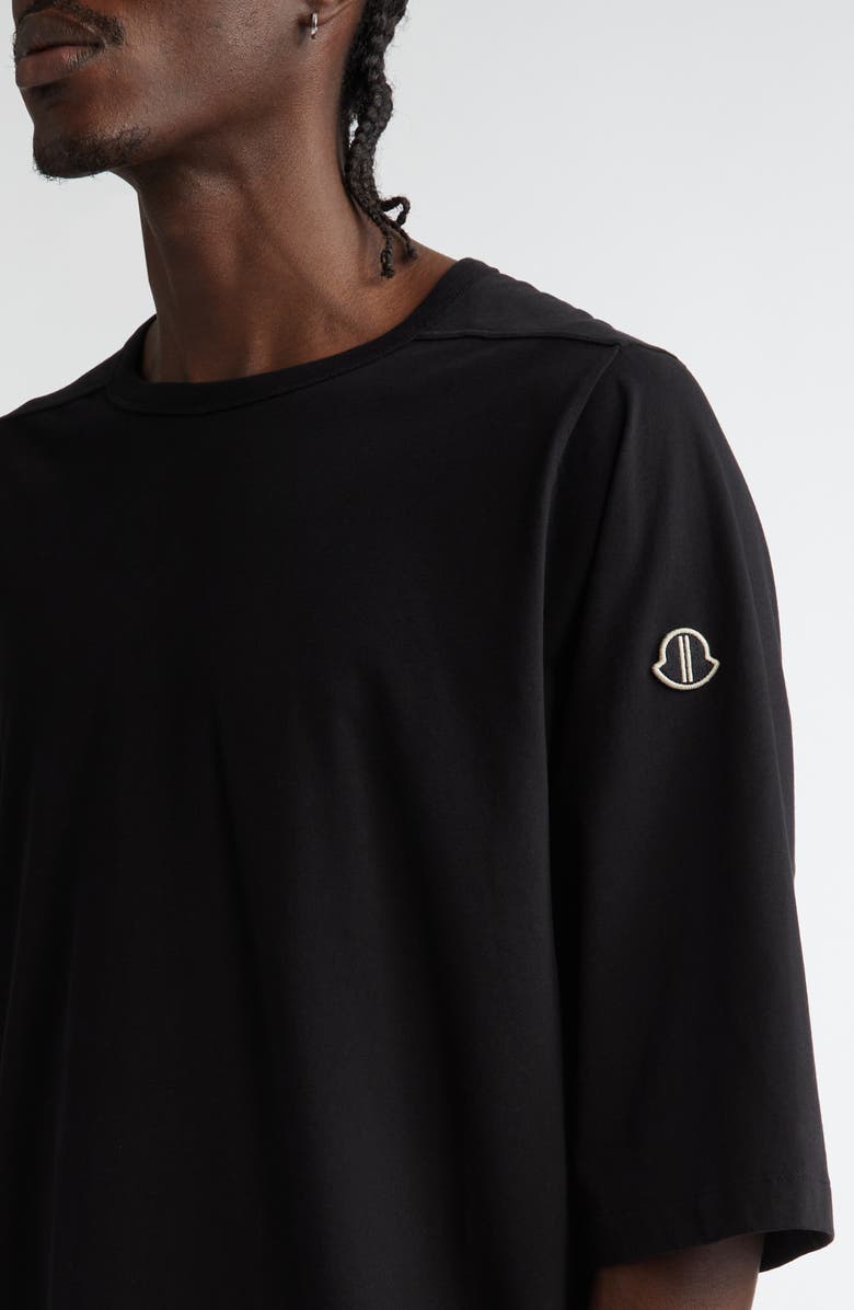 Moncler x Rick Owens Logo Patch Cotton T-Shirt, Alternate, color,