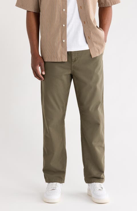 Flint Straight Leg Twill Pants