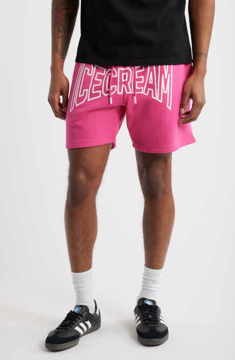 ICECREAM Shot Cotton French Terry Sweat Shorts