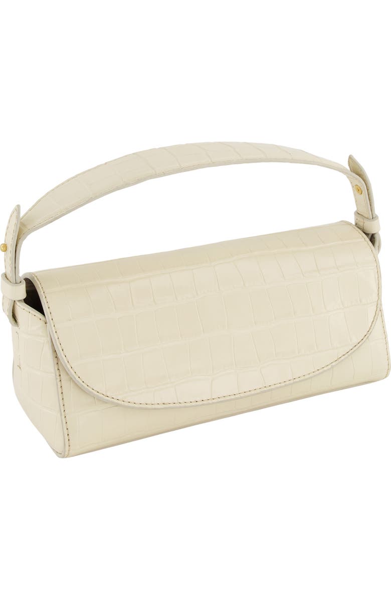 Vince Mini Sabrina Croc Embossed Leather Top Handle Ba, Alternate, color, Moonlight