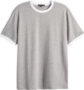 Robert Barakett Reznik Stripe Ringer T-Shirt