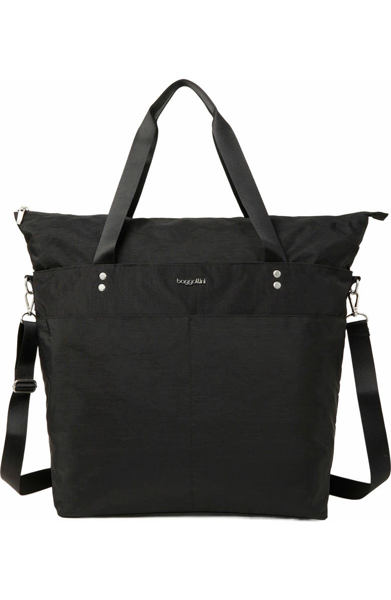 BAGGALLINI Large Carryall Weekender Tote Bag, Alternate, color, Black