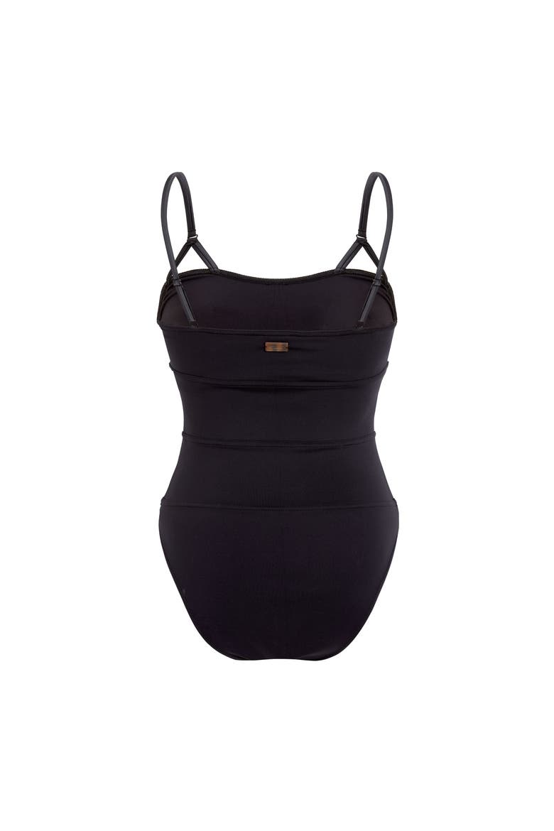 Women Sculpting One-piece Swimsuit Solid, Alternate, color, Black