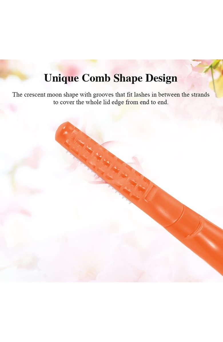 PURSONIC Heated Eyelash Curler With Comb, Alternate, color, Orange