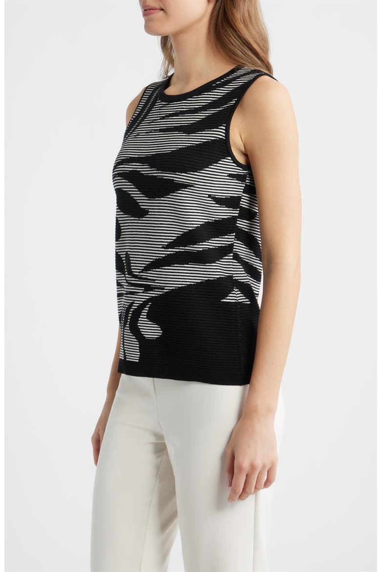 Graphic Tank, Alternate, color, ANNE BLACK/ WHITE DOVE