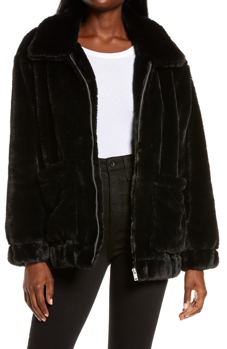 UGG<sup>®</sup> Kianna Faux Fur Jacket, Main, color,
