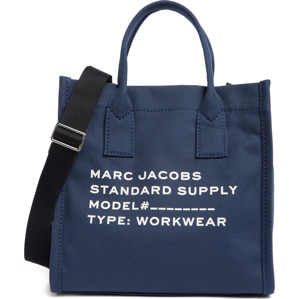 Marc Jacobs Medium Canvas Standard Supply Tote In Blue