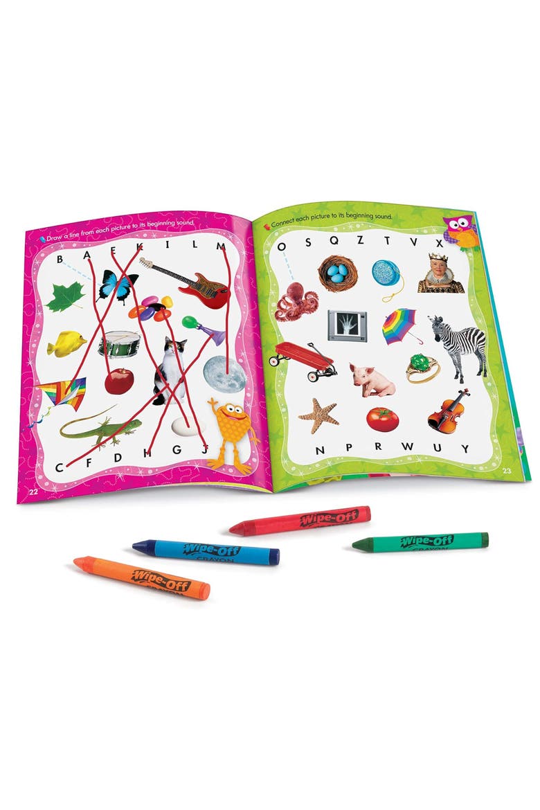 Alphabet Reusable Book & Crayons, Alternate, color, Multicolored