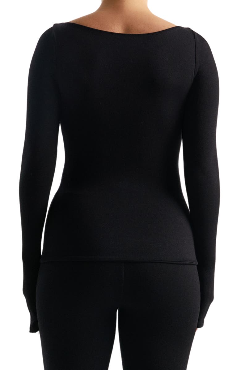 Naked Wardrobe Rock the Boat Neck Top, Alternate, color, 