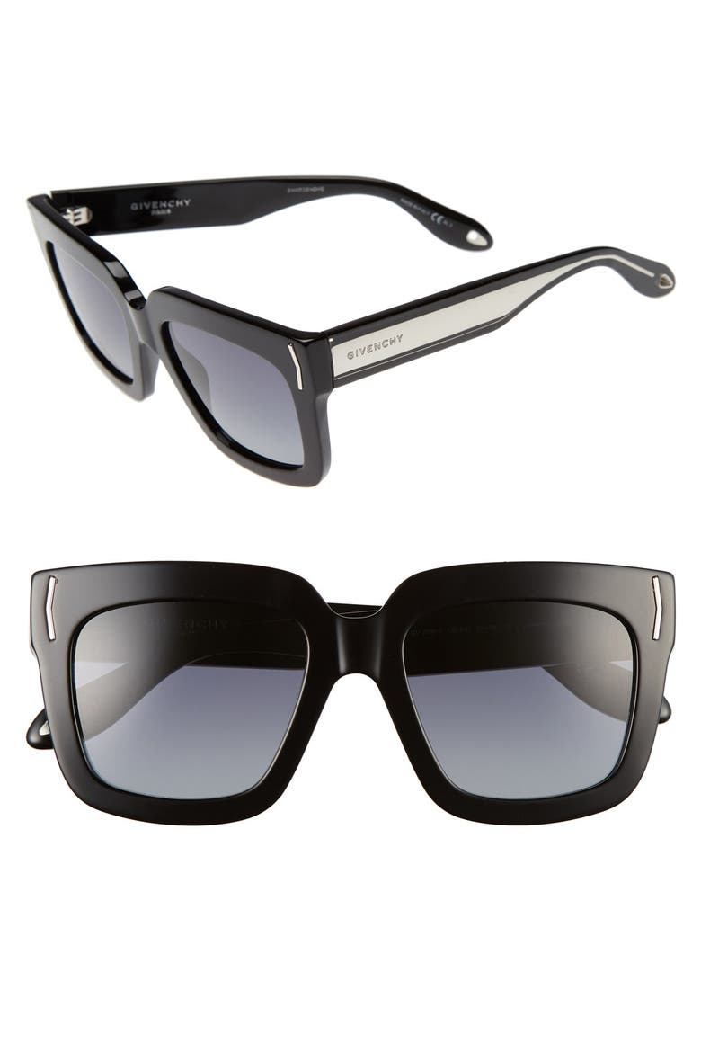 53mm Sunglasses, Main, color, BLACK/ GREY