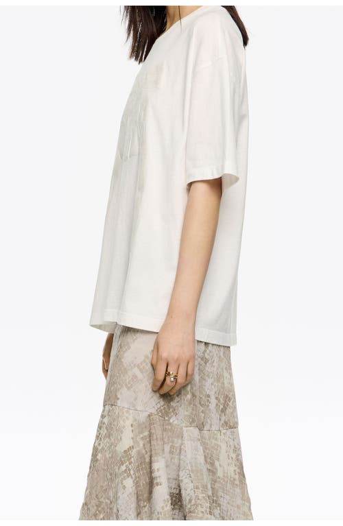 Bimba Y Lola Logo Tie T-shirt In White