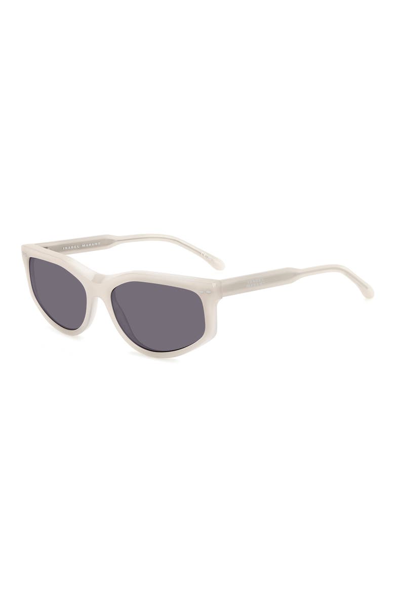 IM 0194/S 59mm Rectangular Sunglasses, Alternate, color, IVORY