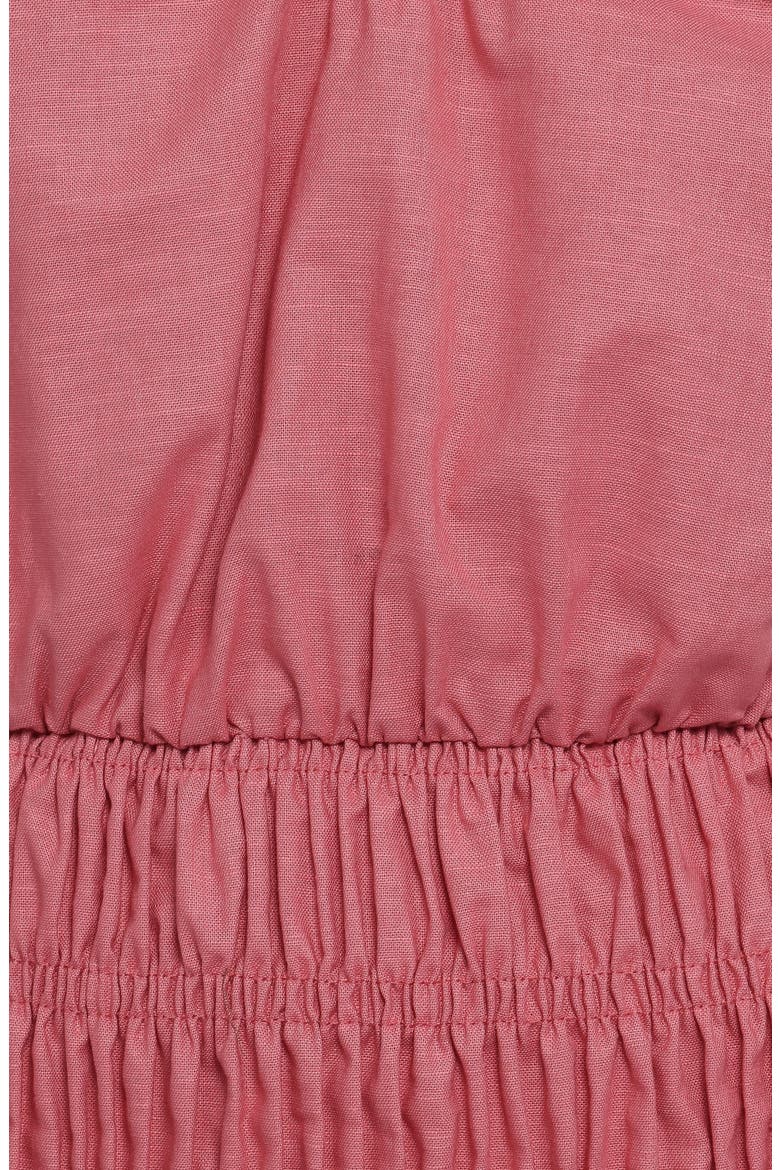 Lucilla Shirred Top, Alternate, color, PETAL PINK